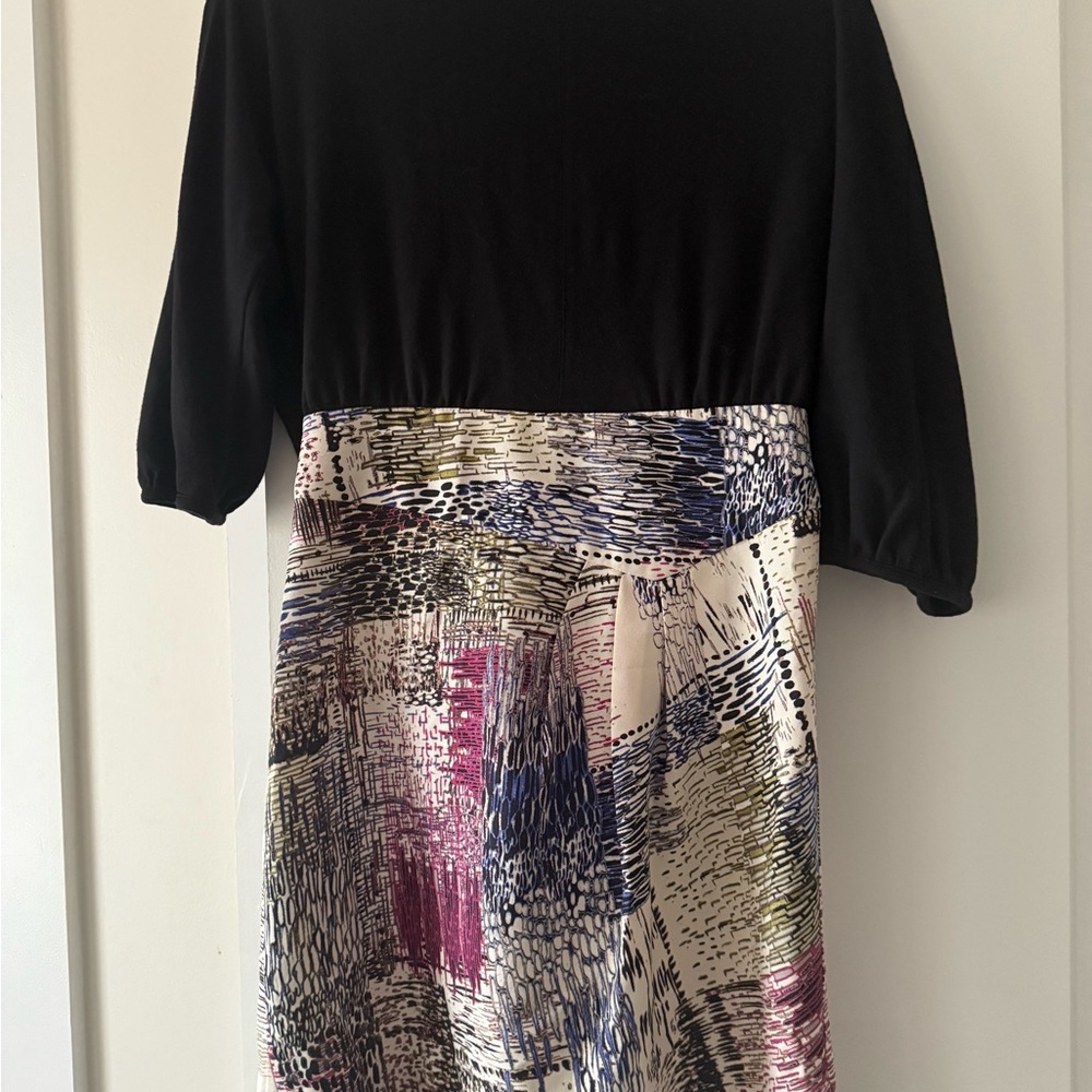 Ali Ro Multicolor Abstract Dress